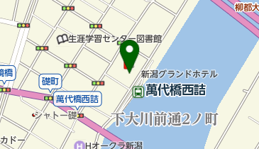 にいがたレンタサイクル 新潟グランドホテルステーションの地図画像