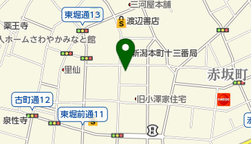 にいがたレンタサイクル 五徳屋十兵衛ステーションの地図画像