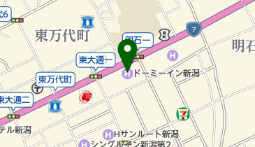 にいがたレンタサイクル ドーミーイン新潟ステーションの地図画像