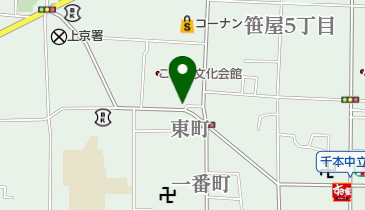 レンタサイクル京の楽チャリ 北野天満宮合格店の地図画像