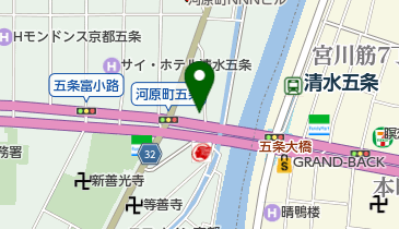 京都五条サイクルの地図画像