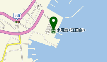 江田島レンタサイクル 小用港ステーションの地図画像