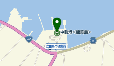 江田島レンタサイクル 中町港ステーションの地図画像
