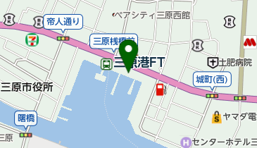 みはら島チャリレンタサイクルの地図画像