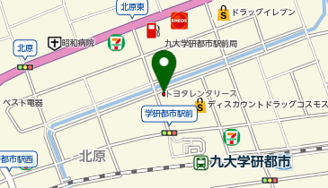 トヨタレンタリース福岡 伊都店(レンタサイクル)の地図画像