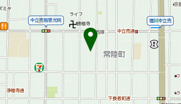 デリバリーレンタサイクル京都ちりんちりん 本部の地図画像