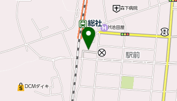 荒木レンタサイクルの地図画像