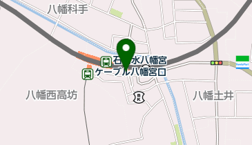 八幡市レンタサイクル 石清水八幡宮駅前観光案内所の地図画像