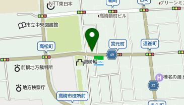 高崎まちなかコミュニティサイクル(高チャリ) スズラン前ポートの地図画像