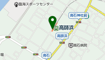 高石市レンタサイクル 高師浜駅自転車駐車場の地図画像