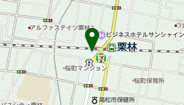 JR栗林駅前レンタサイクルポートの地図画像