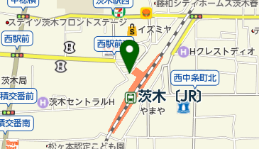 レンタサイクル「駅リンくん」 JR茨木駅営業所の地図画像