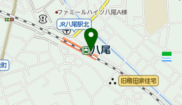 レンタサイクル「駅リンくん」 JR八尾駅営業所の地図画像