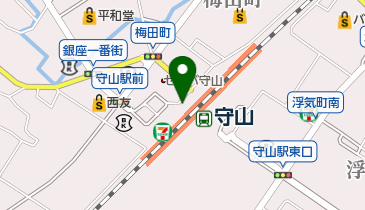 レンタサイクル「駅リンくん」 JR守山駅営業所の地図画像