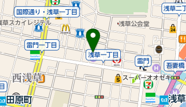 浅草セントラルホテル (COGICOGIポート)の地図画像