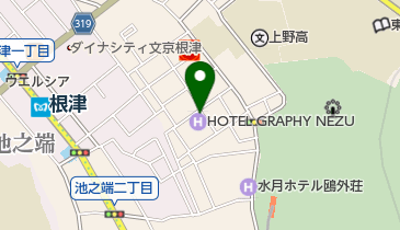 HOTEL GRAPHY NEZU (COGICOGIポート)の地図画像