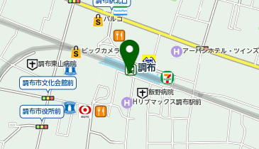 荷さばき場(東京都調布市布田4-32(南側))の地図画像