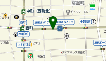 荷さばき場(富山県富山市堤町通り1丁目3)の地図画像