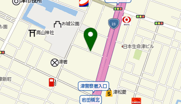 荷さばき場(三重県津市丸之内28番38号)の地図画像