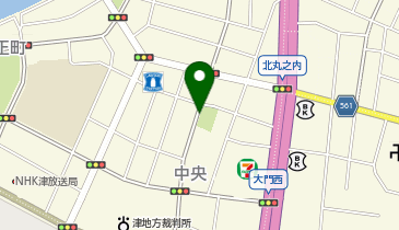 荷さばき場(三重県津市中央17番5号)の地図画像