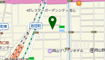 岡山市レンタサイクルももちゃり 運営本部の地図画像