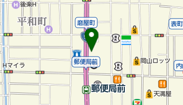 岡山市レンタサイクルももちゃり NTTコミュニケーションズポートの地図画像