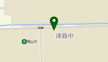 岡山市レンタサイクルももちゃり 岡山大学西門ポートの地図画像