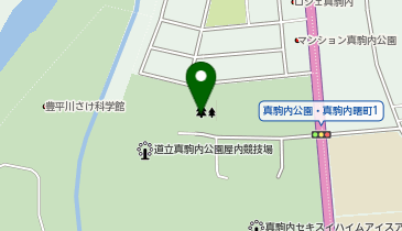 北海道立真駒内公園の地図画像