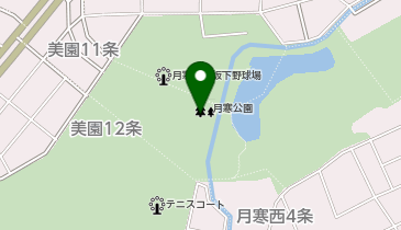 月寒公園の地図画像