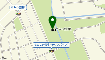 もみじ台緑地の地図画像