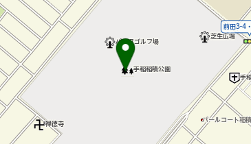 手稲稲積公園の地図画像