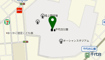 千代台公園の地図画像