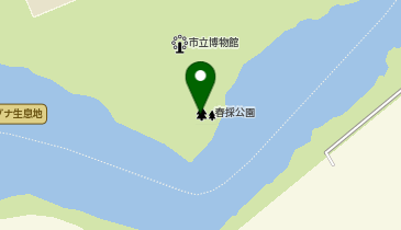 春採公園の地図画像