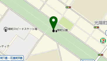 柳町公園の地図画像