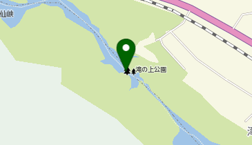 滝の上公園の地図画像
