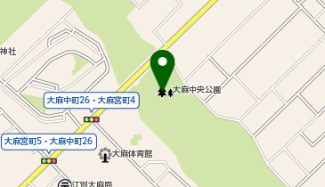 大麻中央公園の地図画像