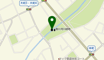 漁川河川緑地の地図画像