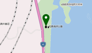 松島公園の地図画像