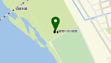 雄物川河川緑地の地図画像
