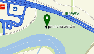 最上川ふるさと総合公園の地図画像