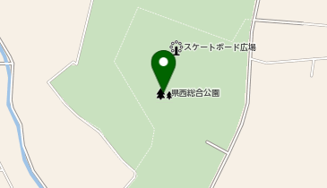 県西総合公園の地図画像