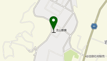 北山霊園の地図画像