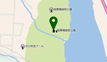 坂東橋緑地公園の地図画像