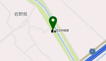 北五井緑道の地図画像
