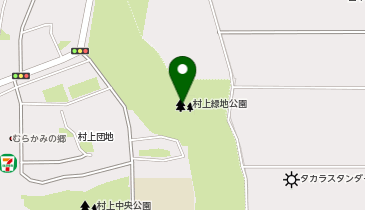村上緑地公園の地図画像