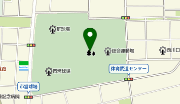 青木町公園の地図画像