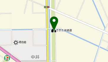 さきたま緑道の地図画像