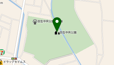 羽生中央公園の地図画像