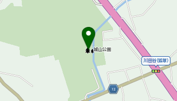 城山公園の地図画像