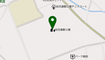 白岡市総合運動公園の地図画像